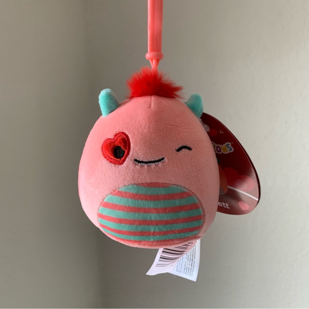 Squishmallows 3” Willet The Monster Clip